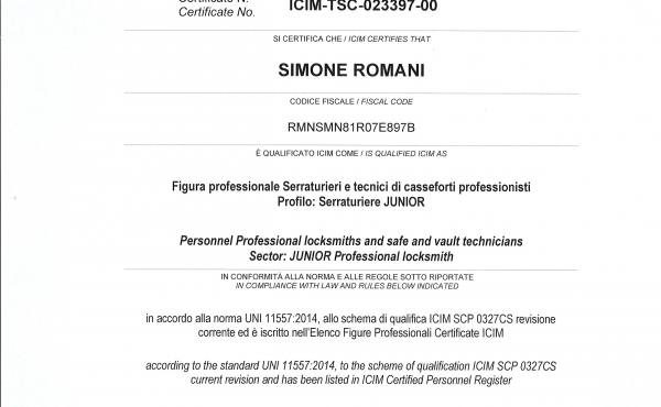 Serraturiere certificato a Mantova per cambio serrature